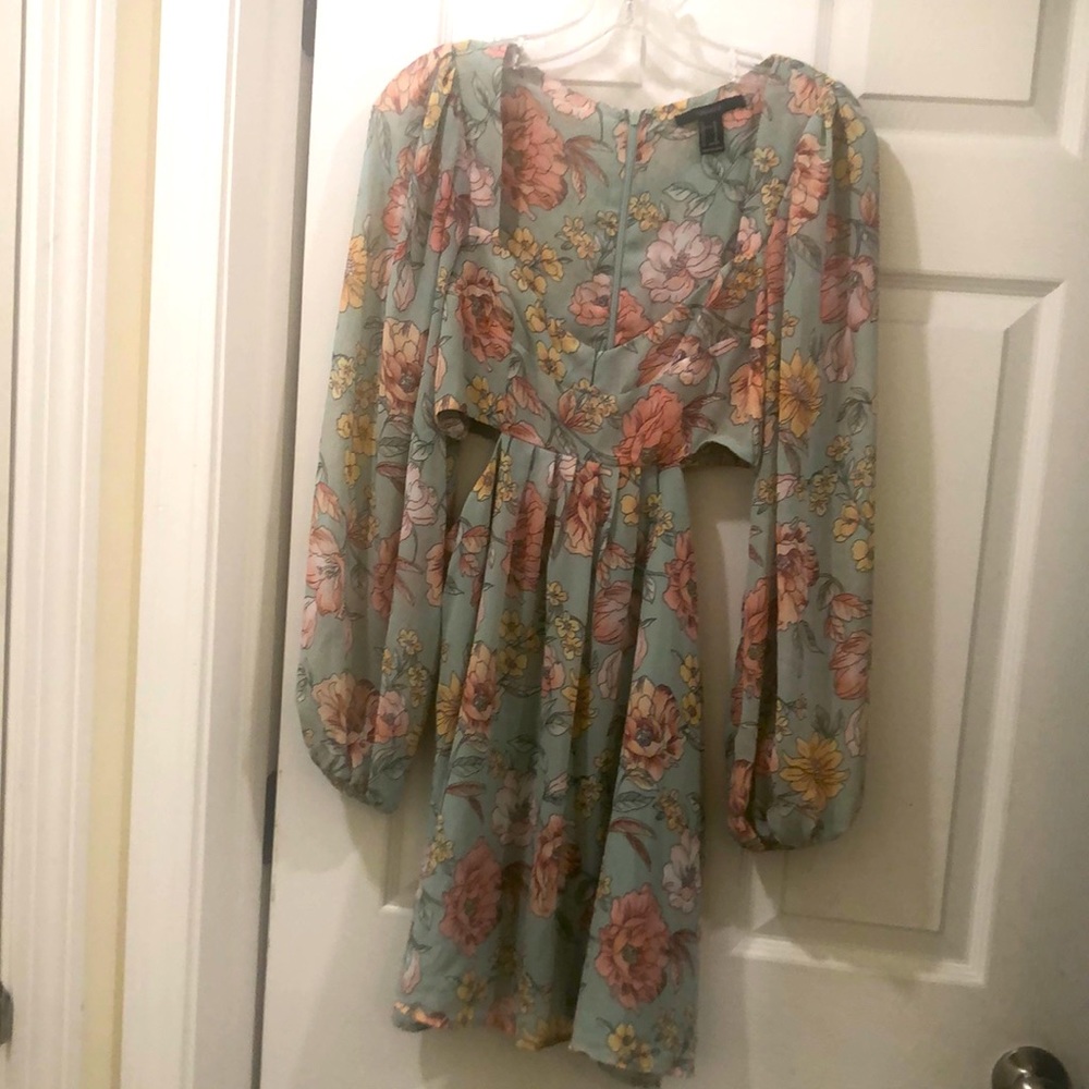 Forever 21 multi colored floral dress